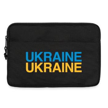 UKRAINE Ukrainische Flagge - Laptoptasche 13" - Schwarz - Vorne