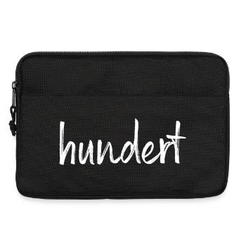 100 hundert Jubiläum Jahrestag Geburtstag Geschenk - Laptoptasche 13" - Schwarz - Vorne