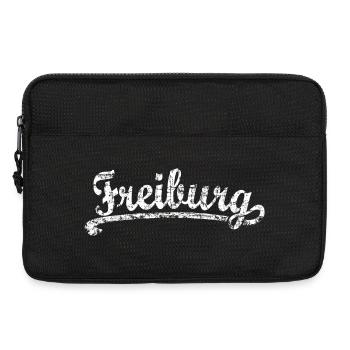 Freiburg Classic (Vintage/Weiß) - Laptoptasche 13" - Schwarz - Vorne