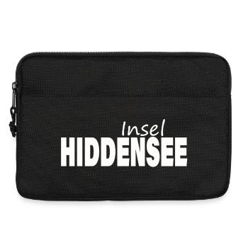 Insel HIDDENSEE - Laptoptasche 13" - Schwarz - Vorne
