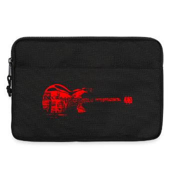 Rock T-shirt - Laptop bag 13" - black - Front