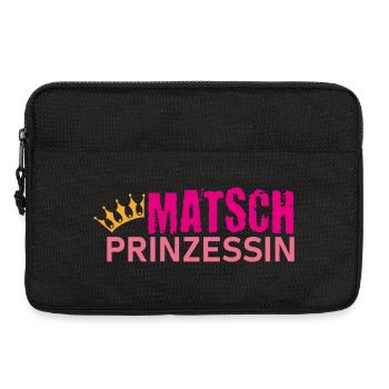 Muddy run shirt Matsch Prinzessin Laufshirt Team - Laptoptasche 13" - Schwarz - Vorne