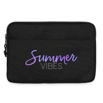 Summer Vibes - Laptop bag 13" - black - Front