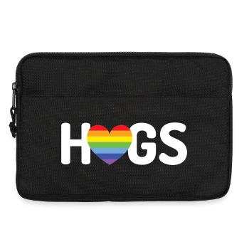 LGBT-Umarmungen - Laptoptasche 13" - Schwarz - Vorne