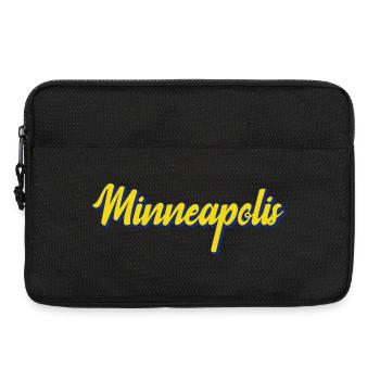 Minneapolis Script City Pride - Laptoptasche 13" - Schwarz - Vorne