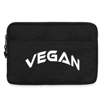 Végétalien - Sacoche pour ordinateur portable 13 pouces - noir - Devant