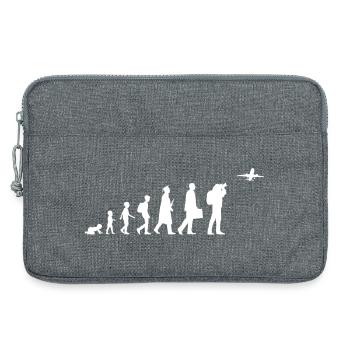 Evolution Airplane Enthusiast - Laptop bag 13" - heather grey - Front
