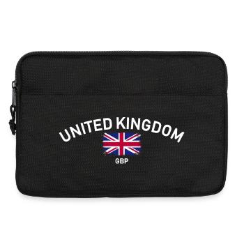 Arc Distressed Union Jack - Laptop bag 13" - black - Front