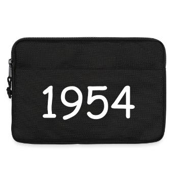 1954 70e anniversaire anniversaire modèle noir - Sacoche pour ordinateur portable 13 pouces - noir - Devant