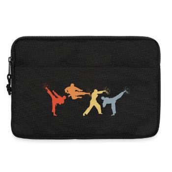 Retro Karateka - Laptoptasche 13" - Schwarz - Vorne