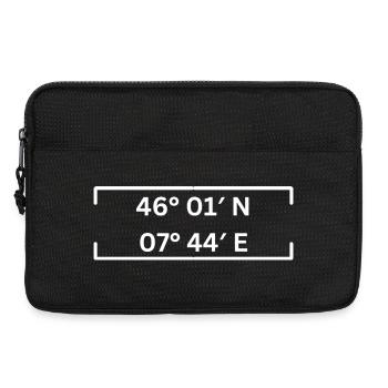 Coordonnées Zermatt Minimaliste - Sacoche pour ordinateur portable 13 pouces - noir - Devant
