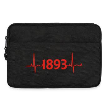 Stuttgart 1893 Herzschlag Puls Liebe - Laptoptasche 13" - Schwarz - Vorne