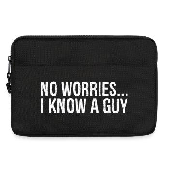 no worries I know a guy - Sacoche pour ordinateur portable 13 pouces - noir - Devant