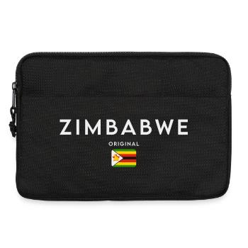 Zimbabwe flag, Zimbabwean pride - Laptop bag 13" - black - Front