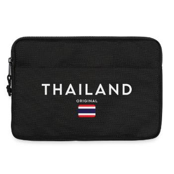 Flagge von Thailand, thailändischer Stolz - Laptoptasche 13" - Schwarz - Vorne