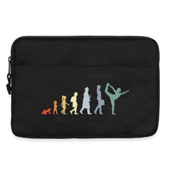 Development into a yoga teacher - Laptop bag 13" - black - Front