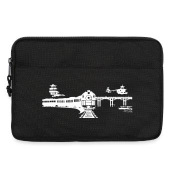 Croquis ferroviaire - Sacoche pour ordinateur portable 13 pouces - noir - Devant