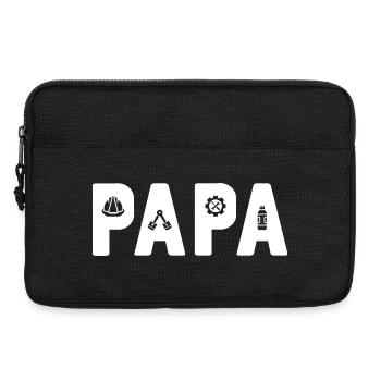 PAPA Engineer: The Mechanical Dad - Laptop bag 13" - black - Front