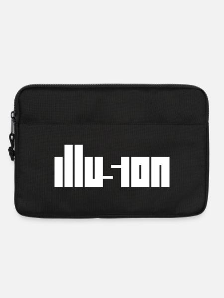 Illusion – Optical Illusion Contrast Design - Laptop bag 13" - black
