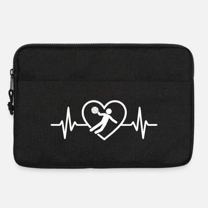 Handball Herz - Laptoptasche 13" - Schwarz