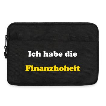 I have financial sovereignty - Laptop bag 13" - black - Front