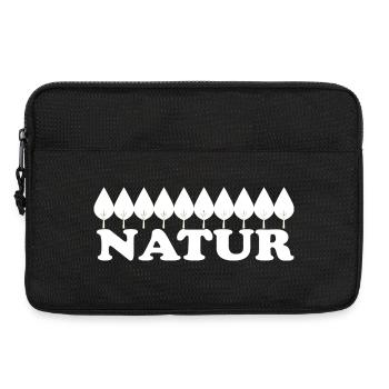 Nature - Laptop bag 13" - black - Front