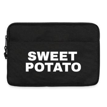 Patate douce Grouchy - Sacoche pour ordinateur portable 13 pouces - noir - Devant