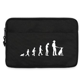 Development from baby to hunter - Laptop bag 13" - black - Front