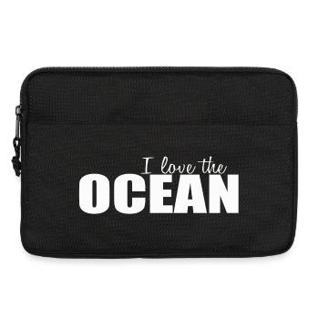 J’ADORE L’OCÉAN - Sacoche pour ordinateur portable 13 pouces - noir - Devant