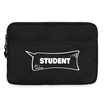 Speech Bubble Student - Laptop bag 13" - black - Front