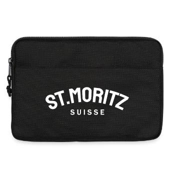 St. Moritz - Suisse - Switzerland - Swiss - Sacoche pour ordinateur portable 13 pouces - noir - Devant