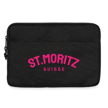 St. Moritz - Suisse - Switzerland - Swiss - Sacoche pour ordinateur portable 13 pouces - noir - Devant