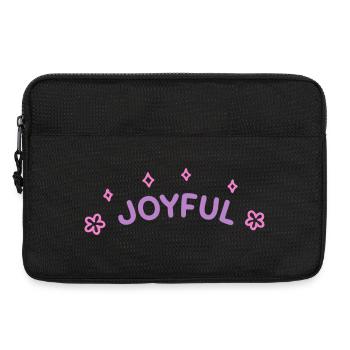 Pastel joy and flowers - Laptop bag 13" - black - Front