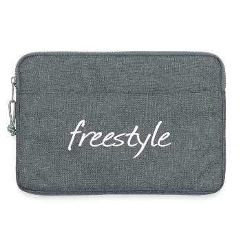 Nage libre - Sacoche pour ordinateur portable 13 pouces - gris chiné - Devant