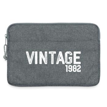 Jahrgang 1982 - Laptoptasche 13" - Grau meliert - Vorne