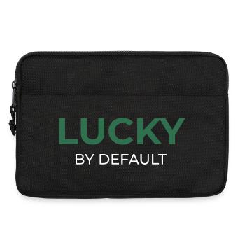 Lucky By Default - Laptop bag 13" - black - Front