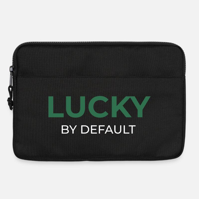 Lucky By Default - Laptoptasche 13" - Schwarz