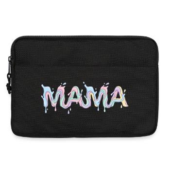 Mom Lettering - Mother's Day - Laptop bag 13" - black - Front