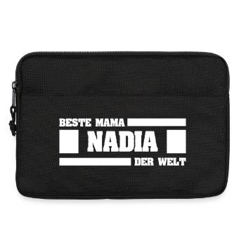 Muttertag Nadia - Laptoptasche 13" - Schwarz - Vorne