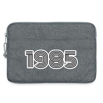 1985 - Laptoptasche 13" - Grau meliert - Vorne