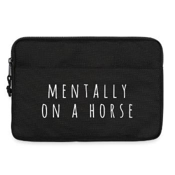 Reiter Spruch - Laptop bag 13" - black - Front