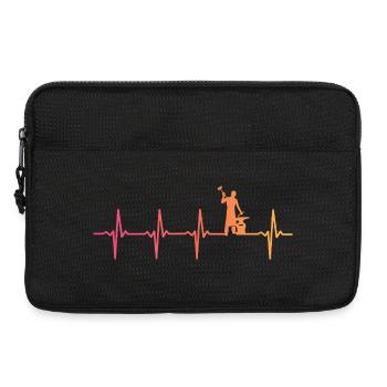 Schmied Sunset Metallhammer - Laptoptasche 13" - Schwarz - Vorne