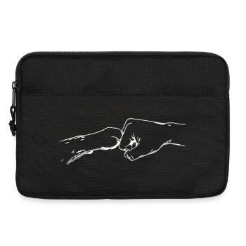 hand-pfote_faust- - Laptoptasche 13" - Schwarz - Vorne