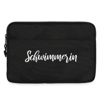 Schwimmerin - Laptoptasche 13" - Schwarz - Vorne