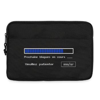 Blagues en cours - Sacoche pour ordinateur portable 13 pouces - noir - Devant