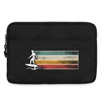 Hydrofoil Surfing Surf Surfer Hydrofoil Surfen - Laptop bag 13" - black - Front