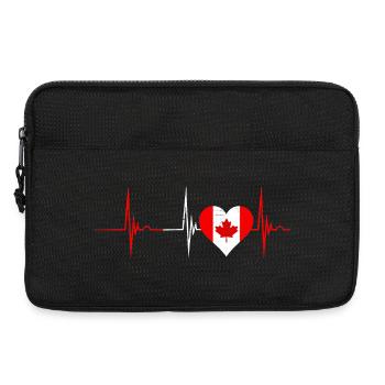 Canada Heartbeat - Sacoche pour ordinateur portable 13 pouces - noir - Devant