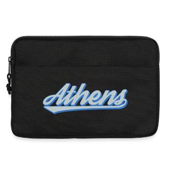 Athens Script Retro - Laptoptasche 13" - Schwarz - Vorne