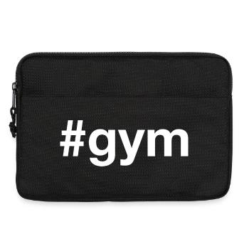 GYM Fitness Bodybuilding Training - Laptop bag 13" - black - Front