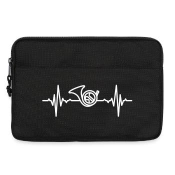 Horn player heartbeat - Laptop bag 13" - black - Front